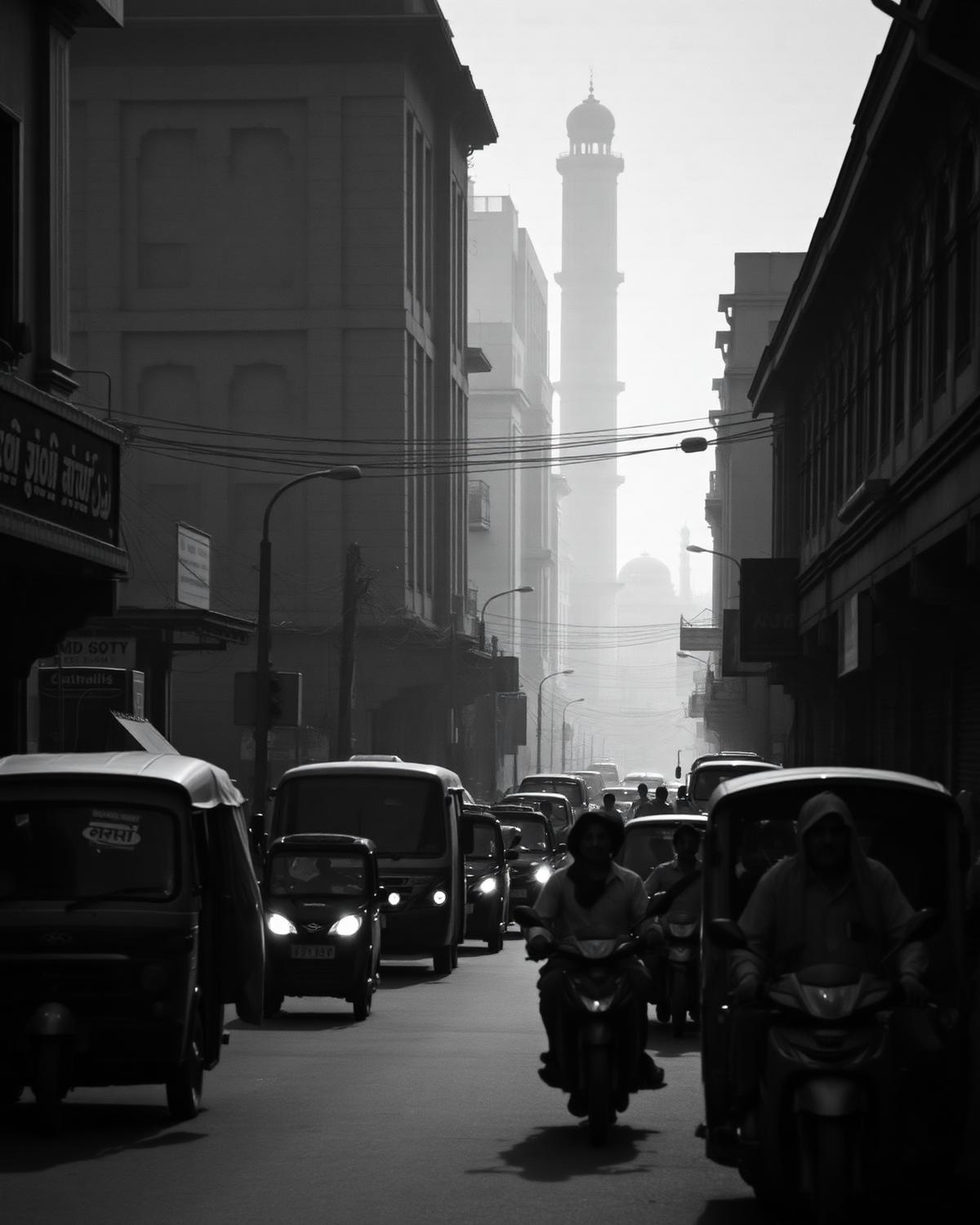 Archival street scene from Lahore, Pakistan, the founding city of A1 SA Group in 2008